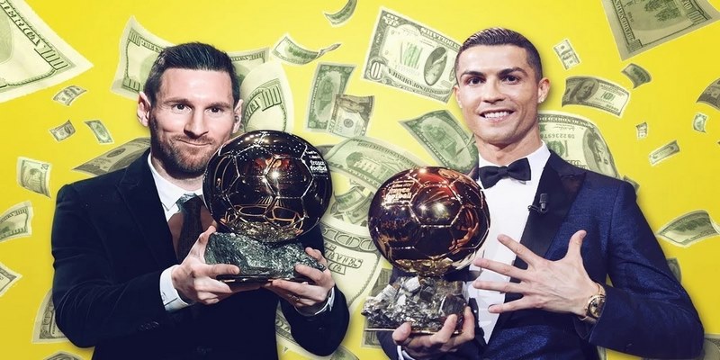 Ronaldo giàu cỡ nào và sự so sánh với Messi